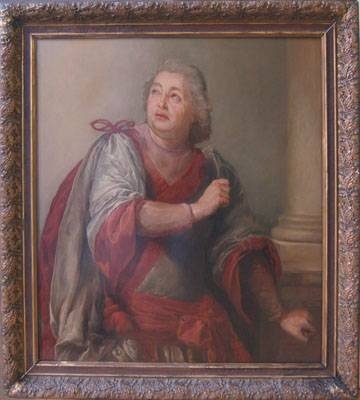 fig 1. Portrait of David Garrick (1717-1779), as Periander in Eurydice