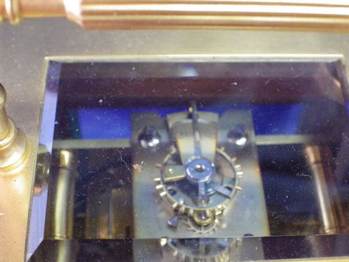 FRENCH REPEATING CARRIAGE CLOCK IN AMAZING CONDITION A VARY RARE CASE STYLE - ADDITIONAL PHOTO 10