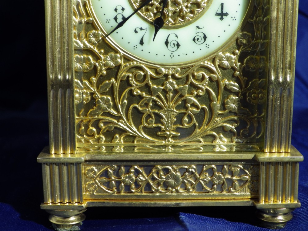 French Carriage Clock Nice Case Style View VI