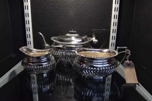 Jones & Crompton Silver Tea Service C1905
