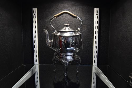 Silver Kettle on Stand C1904