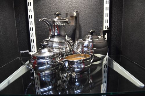 Joseph Gloster Ltd Silver Tea Service C1950s