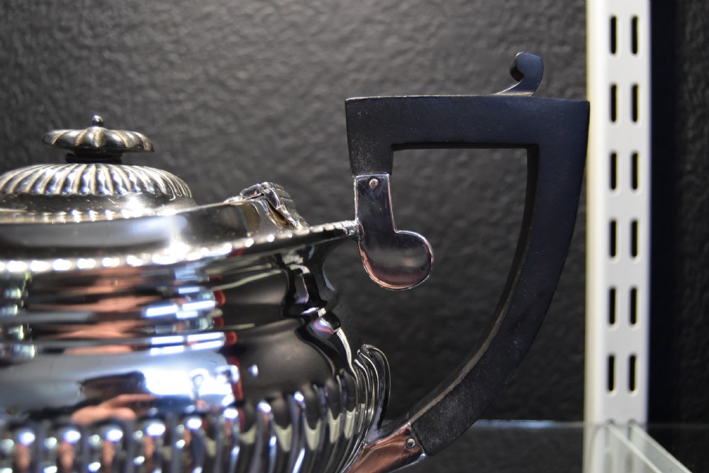 Jones & Crompton Silver Tea Service c1905 View VI