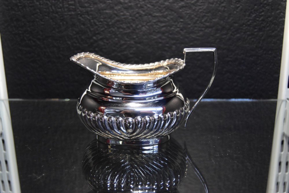 Jones & Crompton Silver Tea Service c1905 View IX