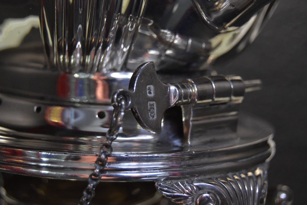 Silver Kettle on Stand c1904 View VI