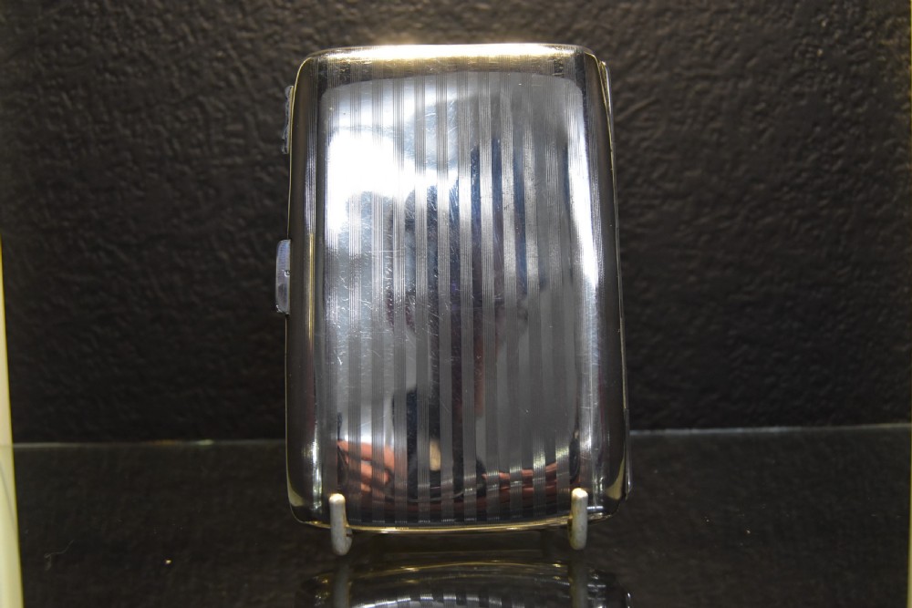 Silver Cigarette Case c1912 View III