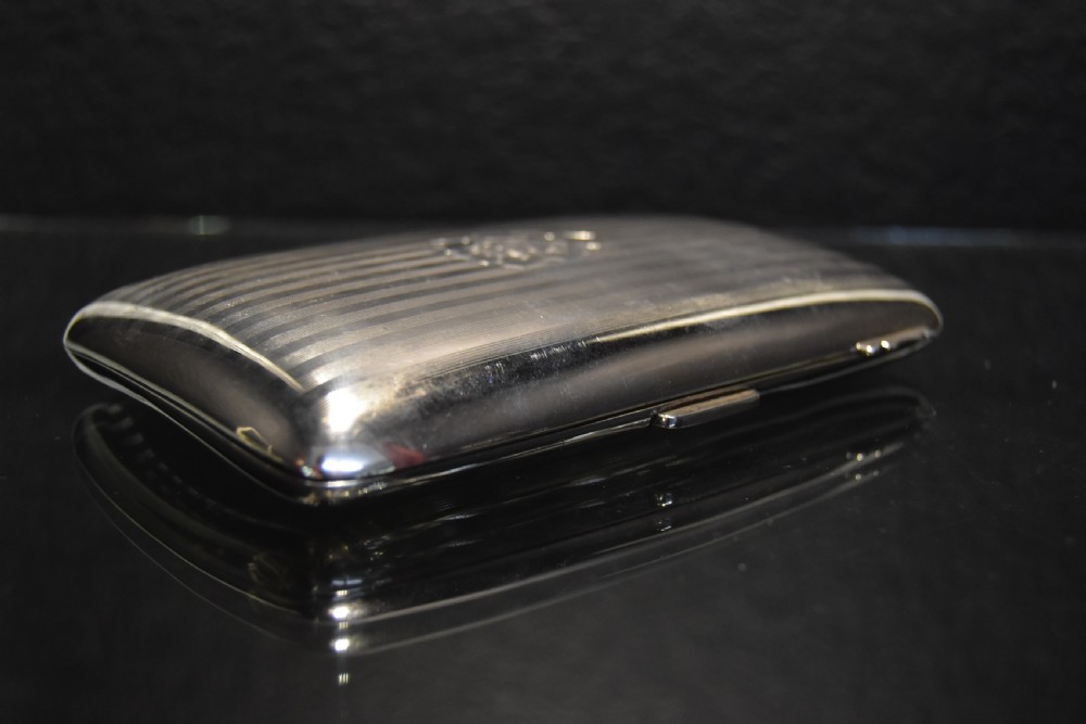 Silver Cigarette Case c1912 View IV