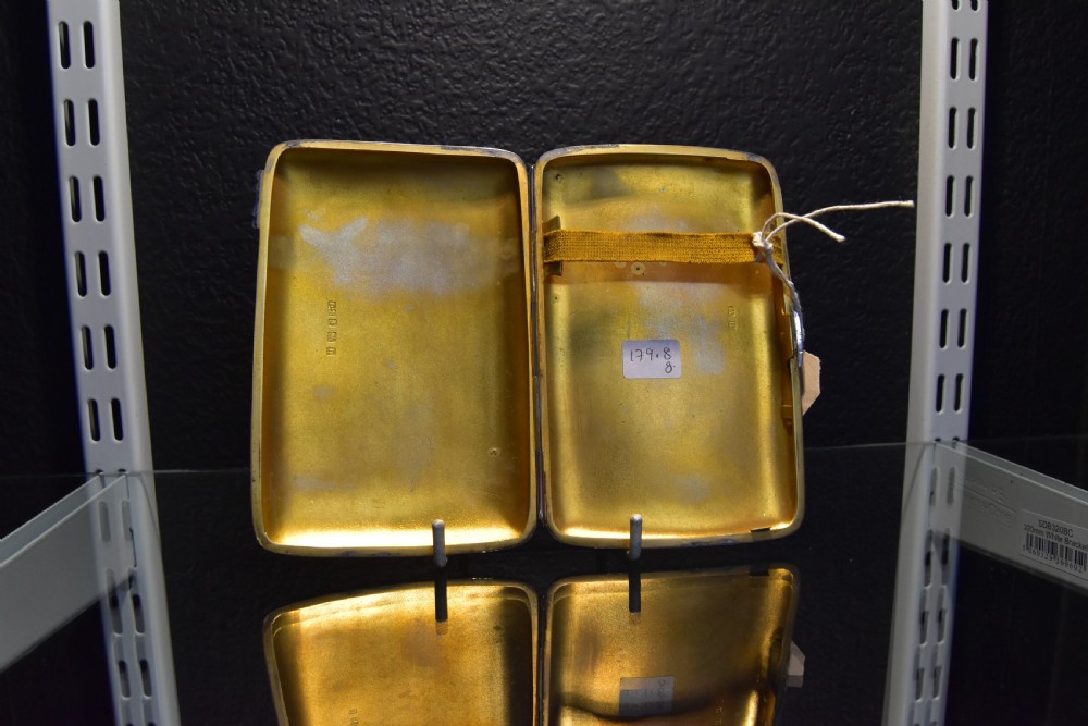 Silver Cigarette Case c1912 View V