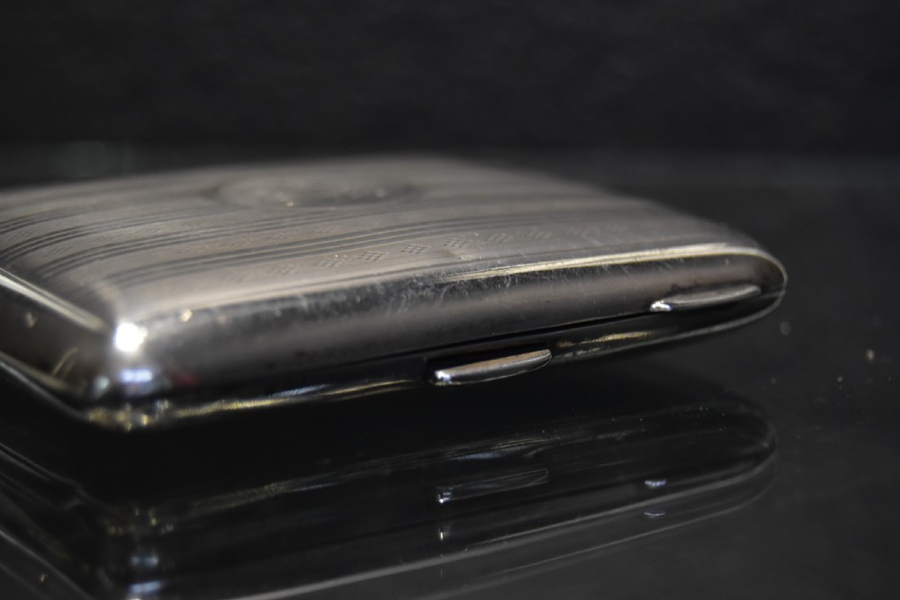 Silver Cigarette Case c1921 View IV