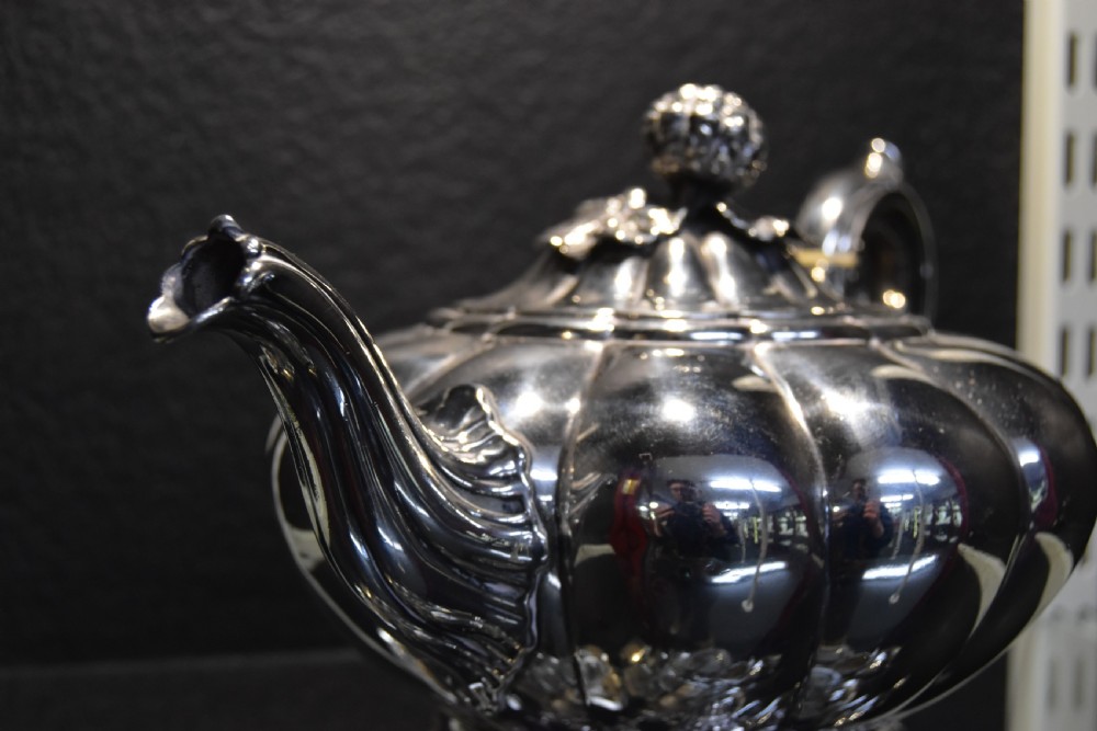 Silver Teapot c1861 View II