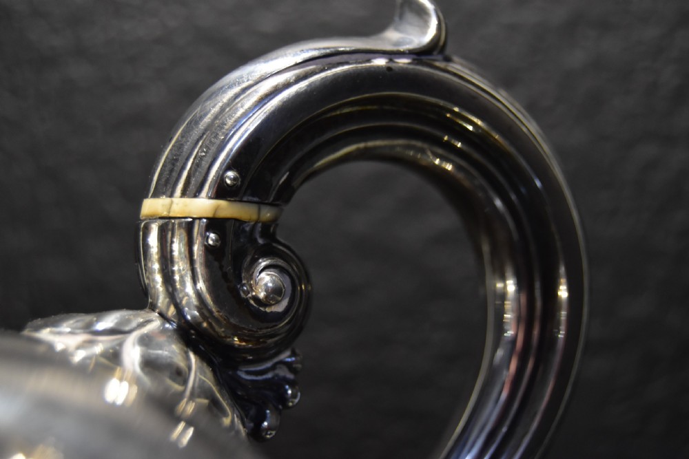 Silver Teapot c1861 View IV