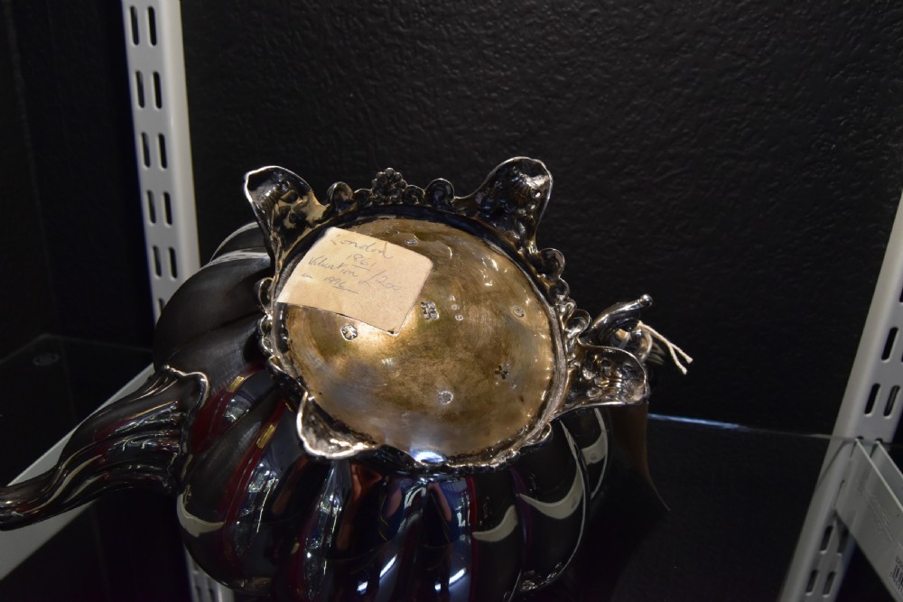 Silver Teapot c1861 View XIII