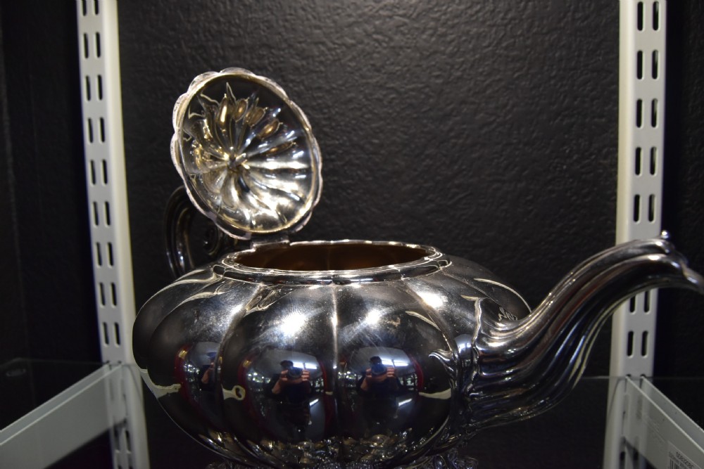 Silver Teapot c1861 View XV