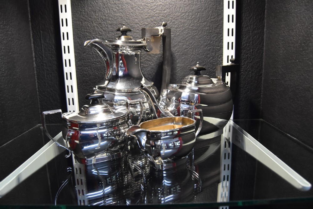 Joseph Gloster Ltd Silver Tea Service c1950s