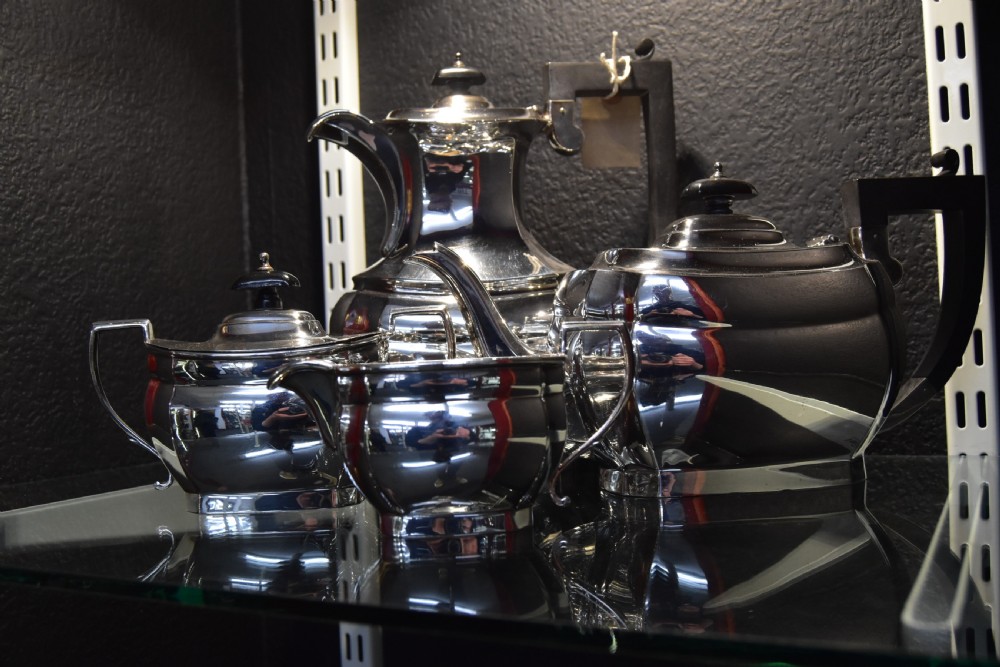 Joseph Gloster Ltd Silver Tea Service c1950s View II