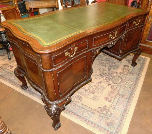 Mahogany  Partners Desk