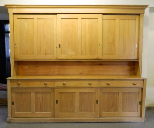 Large Pine Housekeepers Cupboard