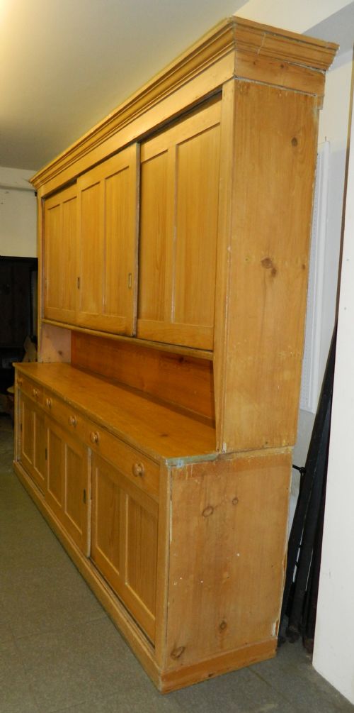 fig 2. large pine housekeepers cupboard