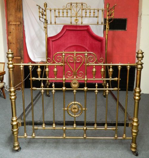 Brass Half Tester Bed