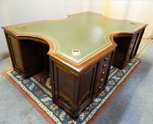 Large Mahogany Desk