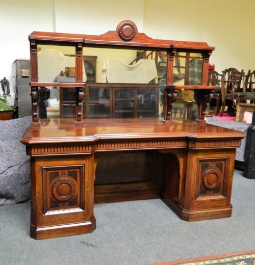 Mahogany Mirror Back Sideboard