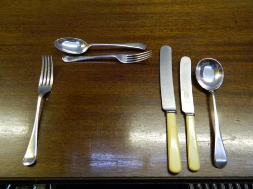 fig 2. large canteen of cutlery