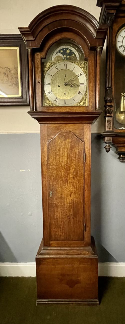Scottish Moon Roller Longcase Clock