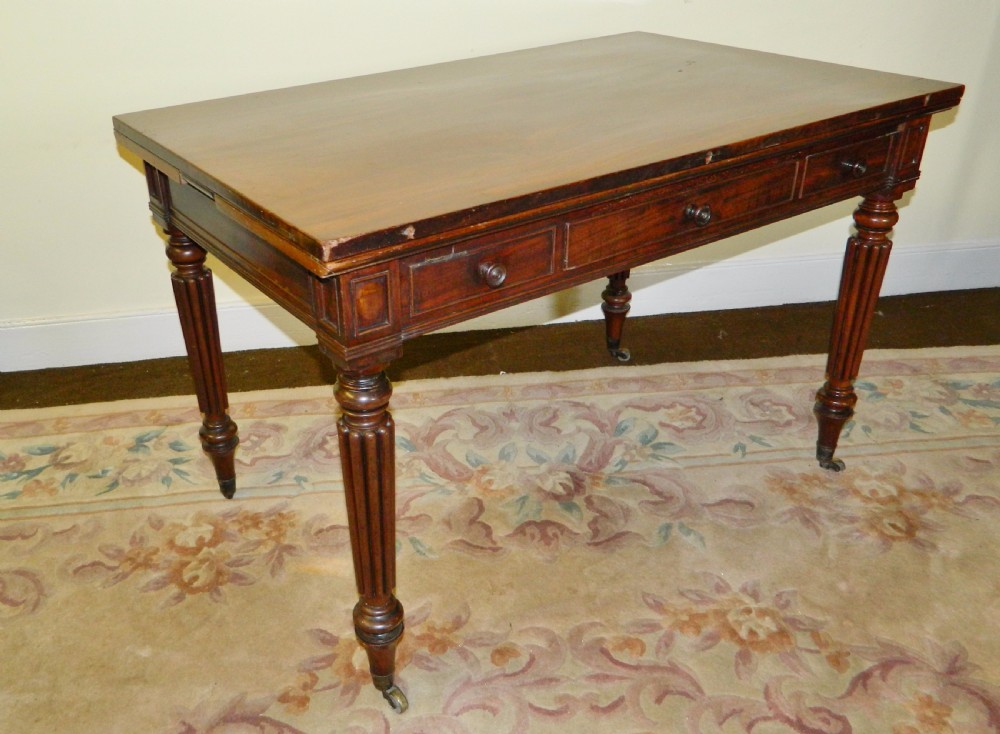 Gillows mahogany 'universal' table View III