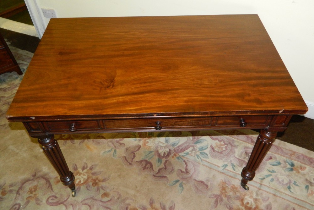 Gillows mahogany 'universal' table View IV