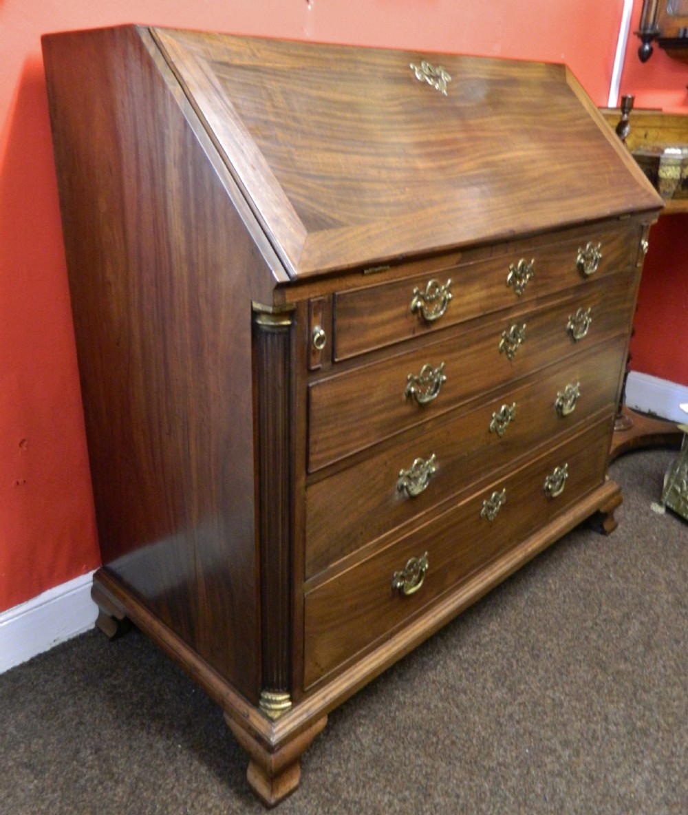 Georgian mahogany bureau View II
