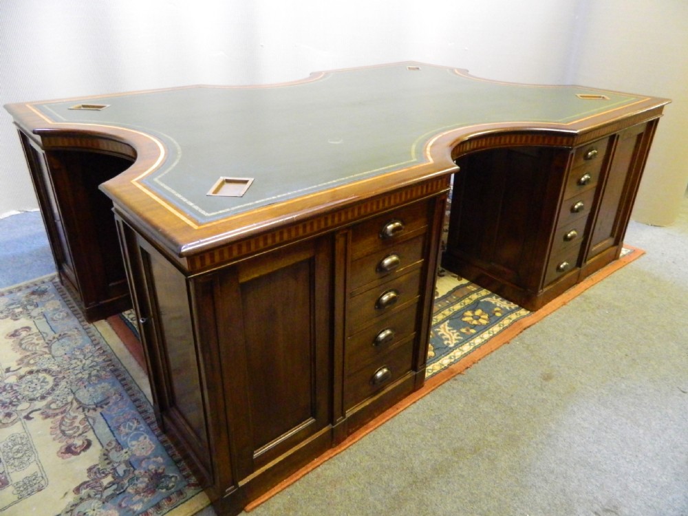 large mahogany desk View III