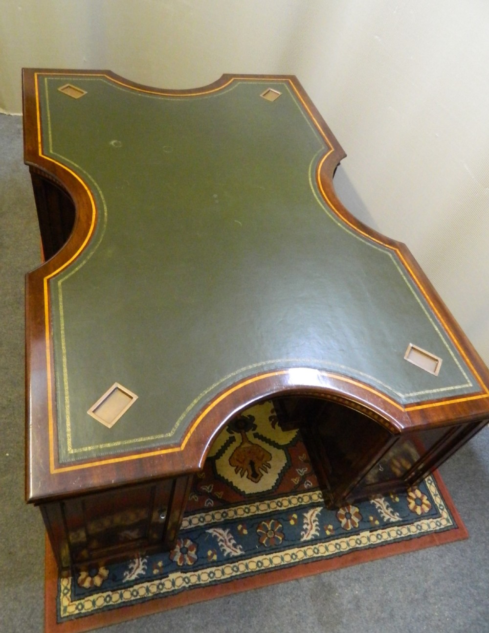 large mahogany desk View V