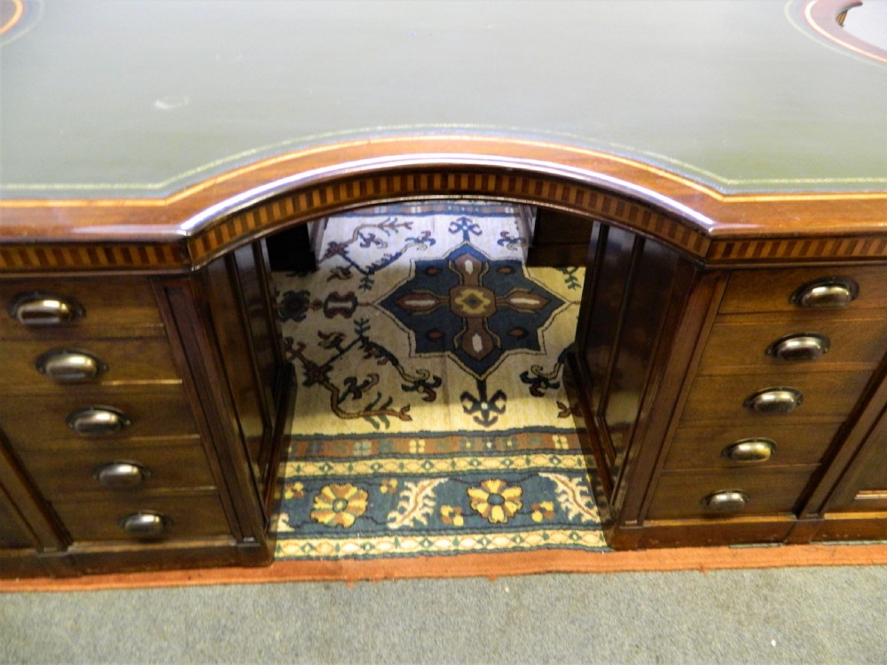 large mahogany desk View VII