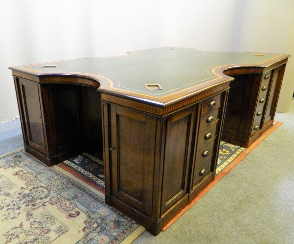 large mahogany desk View VIII
