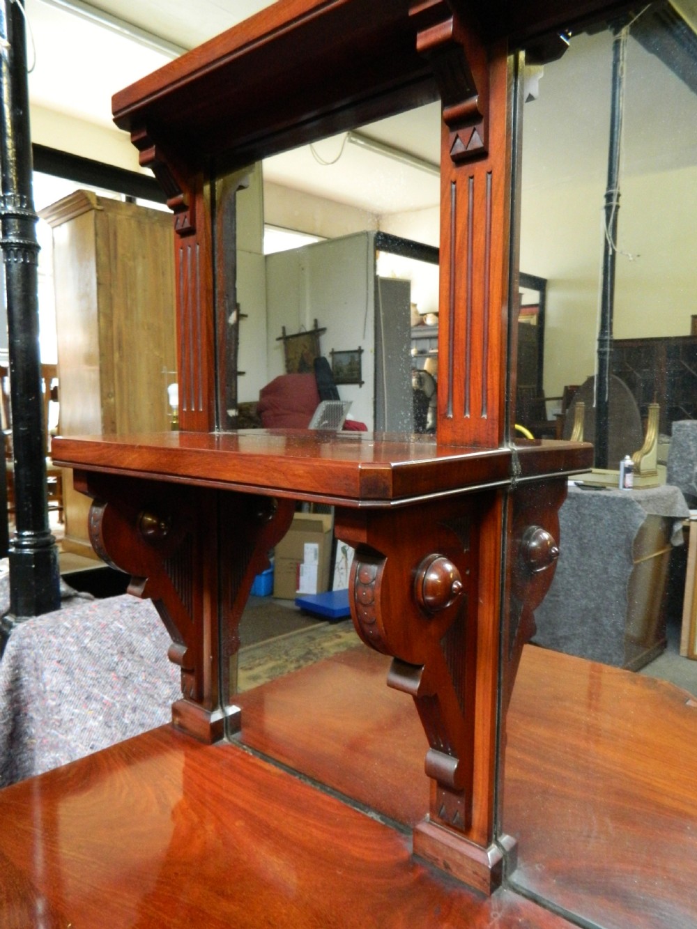 mahogany mirror back sideboard View VI