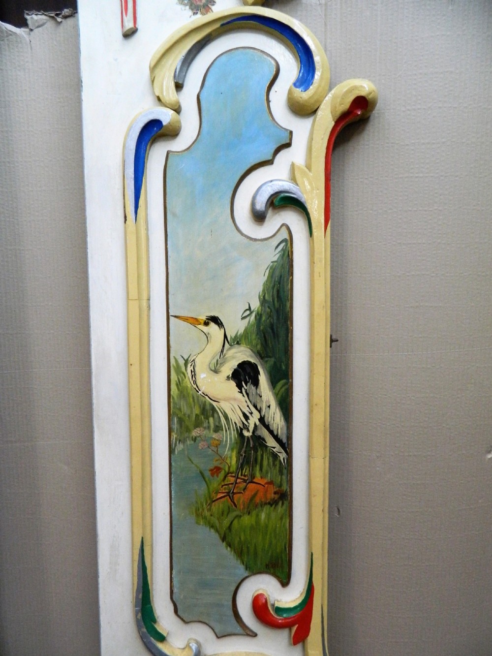 pair of painted fairground panels View II