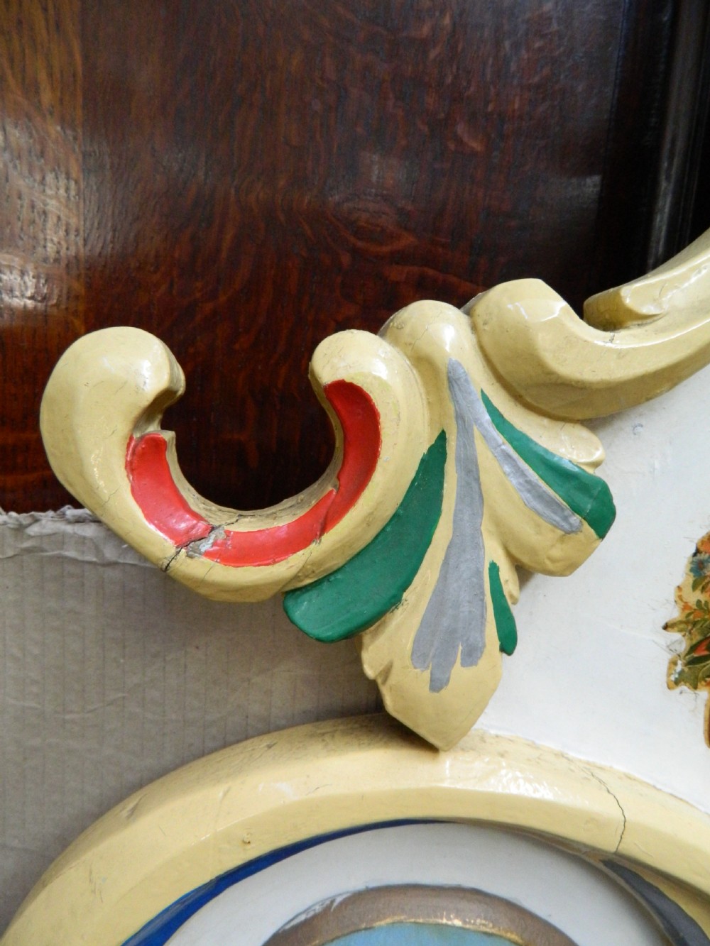 pair of painted fairground panels View V