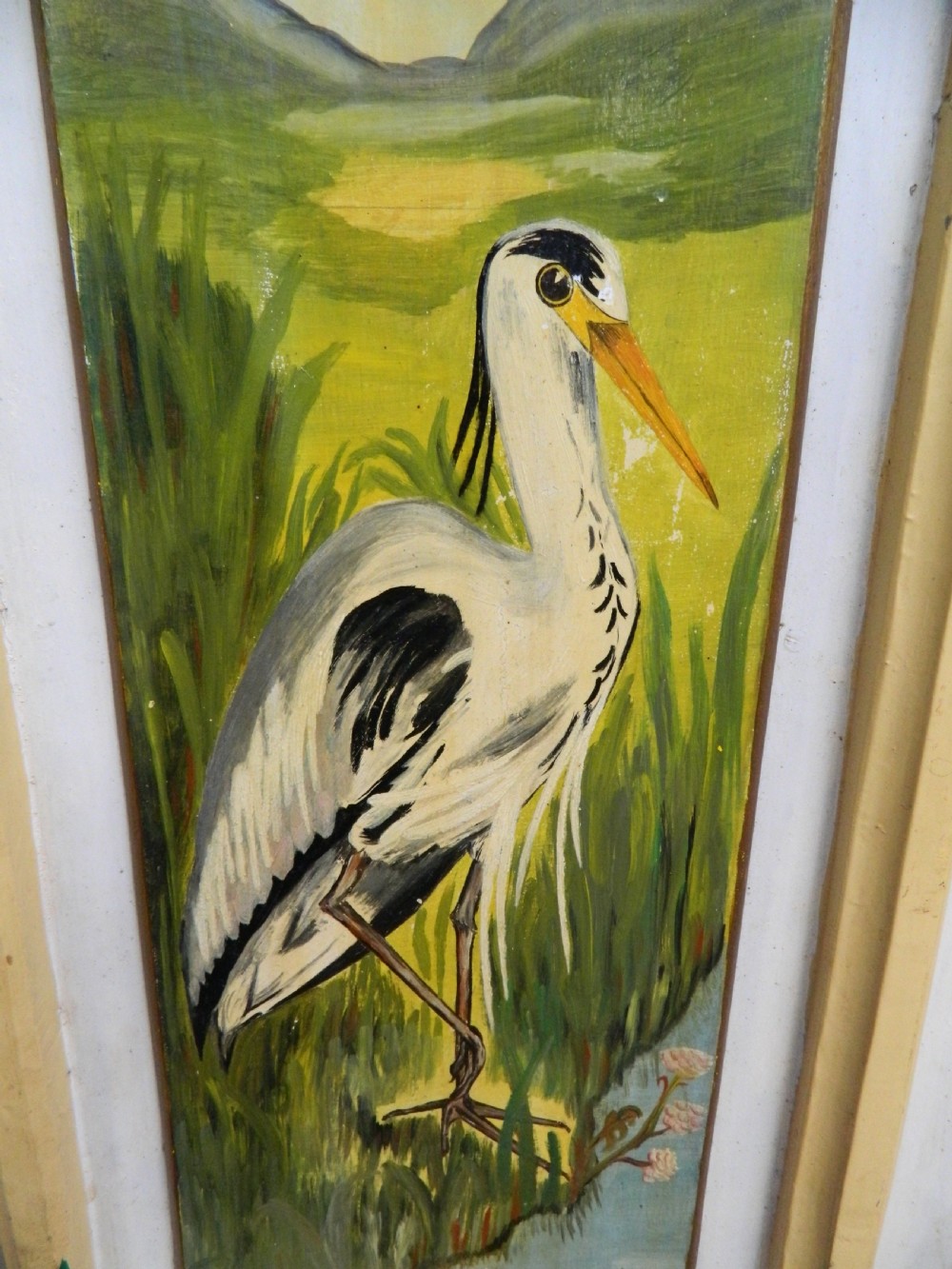 pair of painted fairground panels View VI