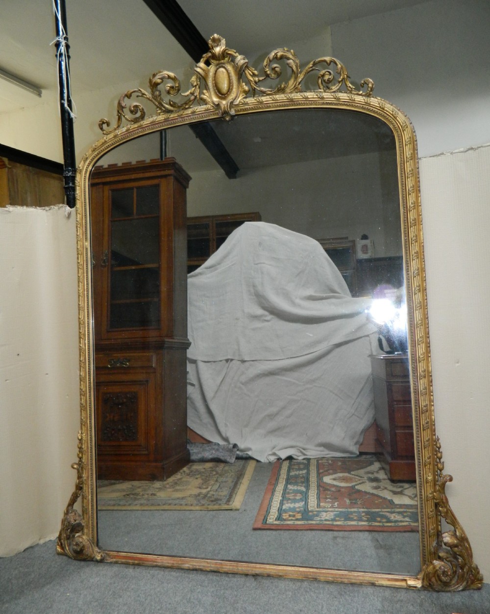 very large gilt mirror View II