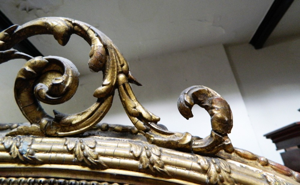 very large gilt mirror View VI