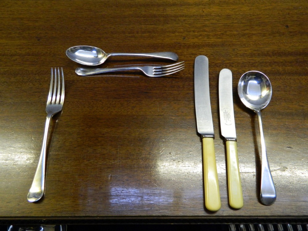 large canteen of cutlery View III
