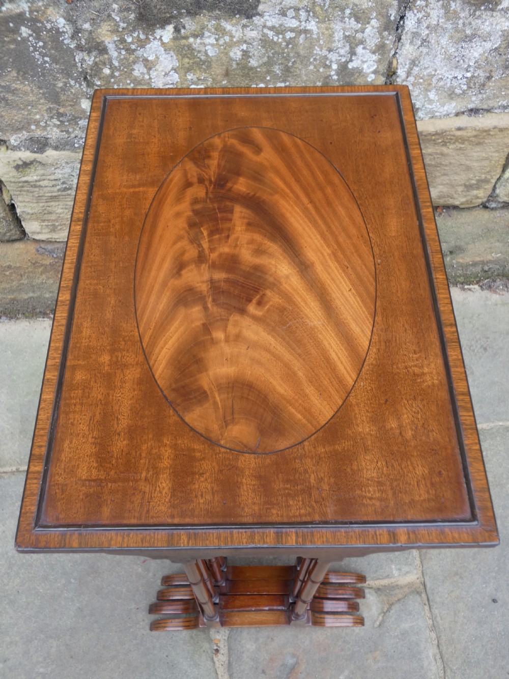 Mahogany nest of four tables View VI