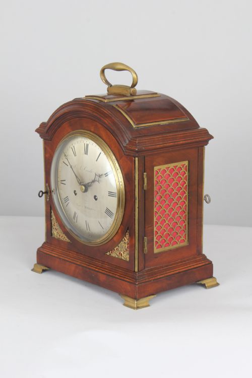 Fine George III Period Mahogany Bracket Clock