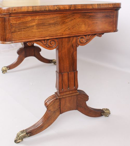 ROSEWOOD FREESTANDING WRITING TABLE - ADDITIONAL PHOTO 2