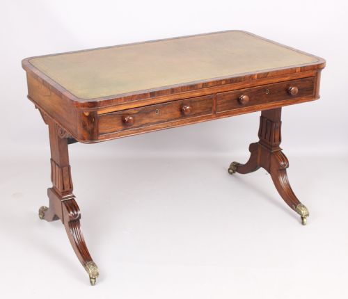 ROSEWOOD FREESTANDING WRITING TABLE - ADDITIONAL PHOTO 5