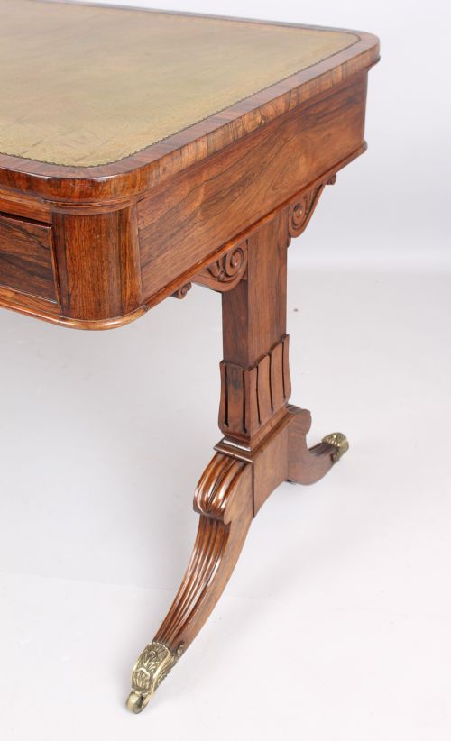 ROSEWOOD FREESTANDING WRITING TABLE - ADDITIONAL PHOTO 6