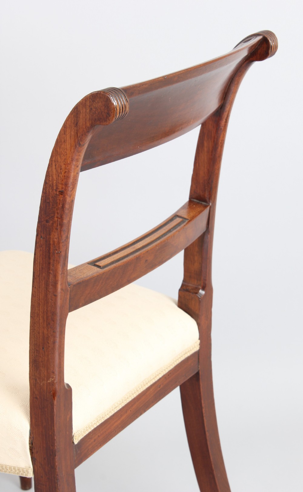Set of SIX fine George III period mahogany dining chairs View IV