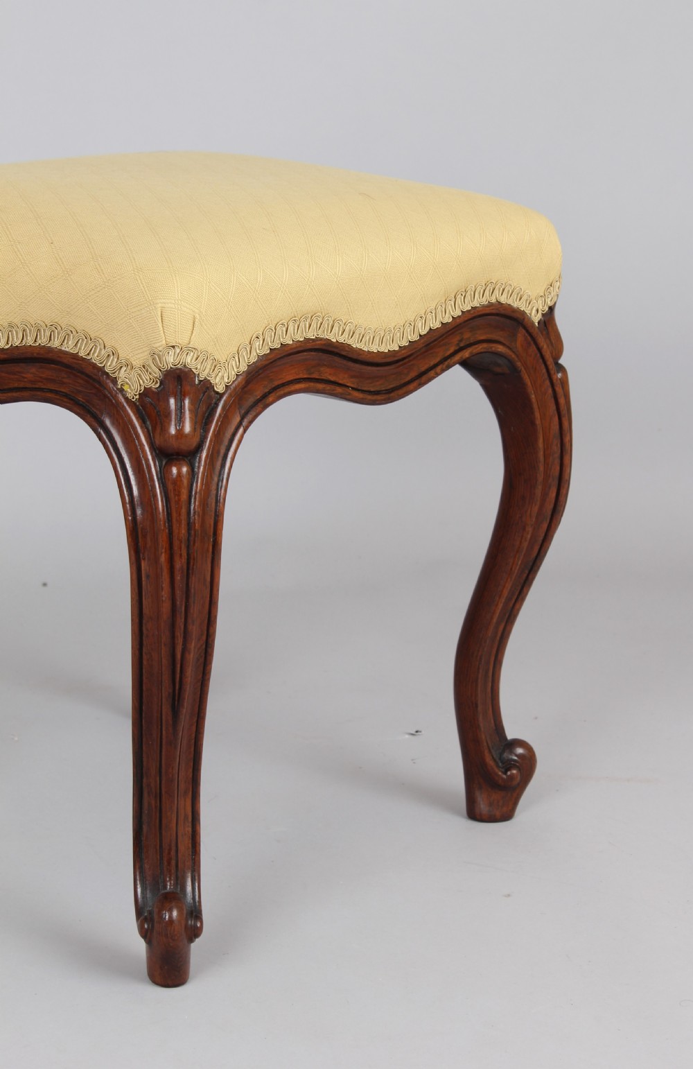 Victorian rosewood stool  View II