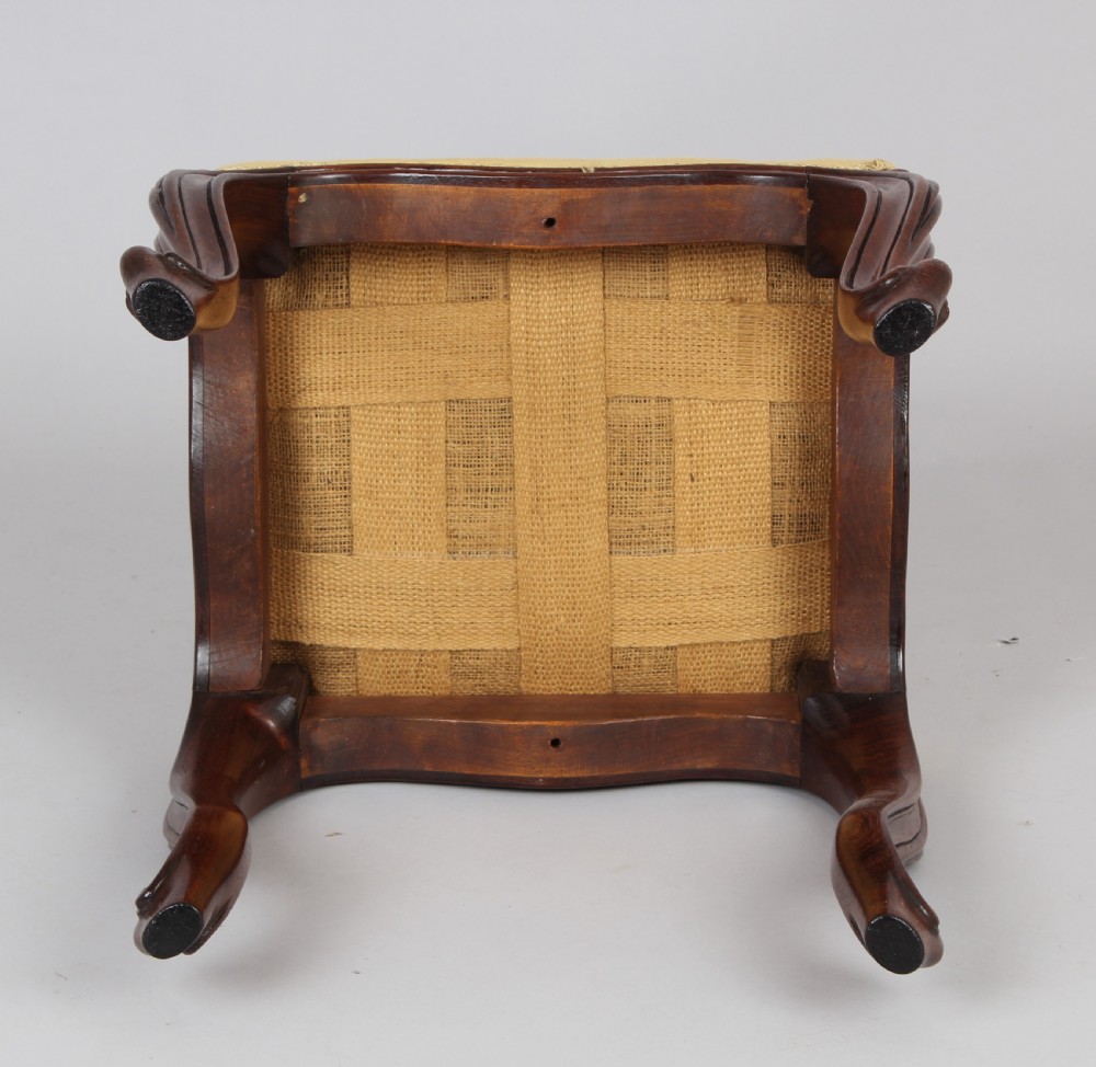 Victorian rosewood stool  View III