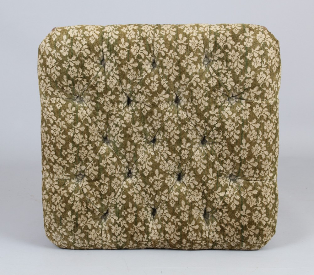 Victorian walnut stool View III